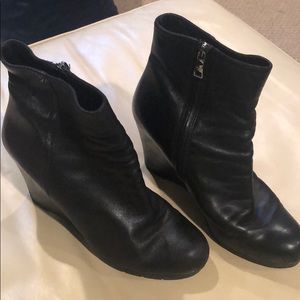 Prada sport wedge boot worn